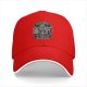Black Baseball Cap With Wizard Force Fantasy Graphic Print