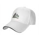 Black Baseball Cap With 'King Club' Cartoon Character Print