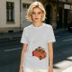 Olive T-Shirt with Skeleton and Friends in Christmas Car Print