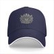 Black Baseball Cap With Lawful Evil Beholder Monster Artwork