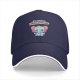 Black baseball cap with 'your opinion is irrelephant' cute elephant graphic