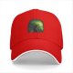 Black Baseball Cap With Glowing Green Cat Bubble Art Print