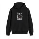 Black hoodie with 'Grow Up Solve Your Own Problems' and cat graphic