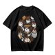 Olive T-Shirt With Cute S'mores Cat Graphic Design