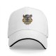 Black Baseball Cap With Fantasy Dark Warrior Graphic Print