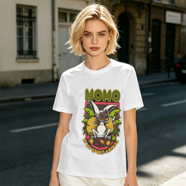 Momo Is My Spirit Animal Graphic T-Shirt