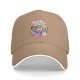 Black baseball cap with Golden Grams Themed Graphic Print