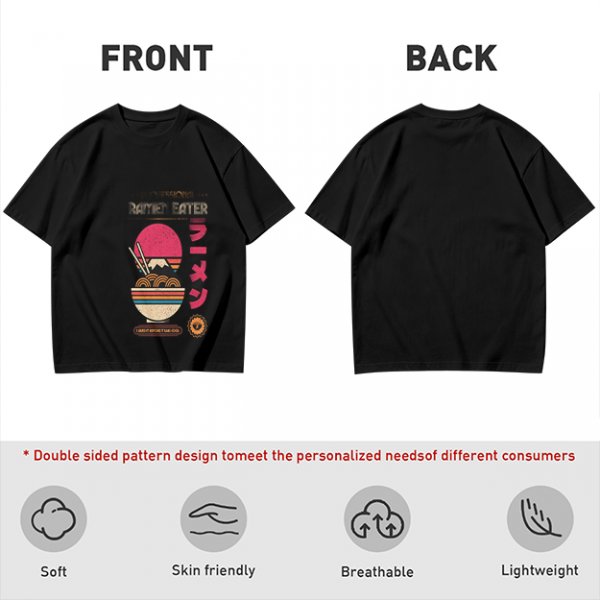 Professional Ramen Eater Retro Graphic T-Shirt Design