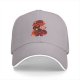 Black baseball cap with My Little Diablo evil magic graphic print