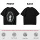 Olive T-Shirt with Kodama Forest Spirit Floral Wreath Print