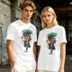 Plumber Academy Graduate Cartoon Character Graphic T-Shirt