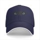 Black Baseball Cap With Green Dragon Eyes Graphic Design