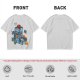 Olive T-Shirt With Fantasy Dice Castle Graphic Design