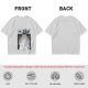 Olive green graphic tee with Totoro forest spirit print