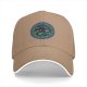 Black Baseball Cap With Celtic Knot Dragon Emblem