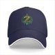 Black Baseball Cap With Zelda Tears Of The Kingdom Inspired Print