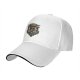 Black Baseball Cap With Pirate Skull Straw Hat Captain Art Print