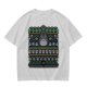 Olive T-Shirt With Totoro Ugly Christmas Sweater Style Print
