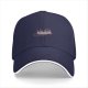 Black Baseball Cap With Opossum Graphic Print