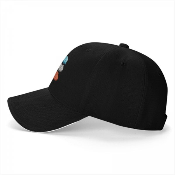 Black Baseball Cap With Star Wars Themed Conversation Hearts