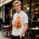 One Piece Ace Fire Silhouette Graphic T-Shirt