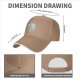 Black baseball cap with whimsical magical plant and mushroom graphic