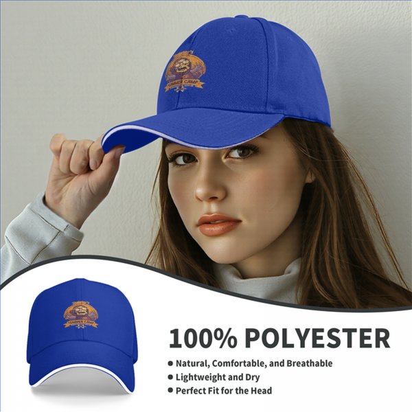 Skeletor's Summer Camp Graphic Black Baseball Cap