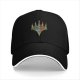 Black Baseball Cap With Magic The Gathering Mana Symbols Artwork
