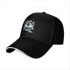 Black Baseball Cap with Appa and Momo Avatar Themed Print
