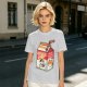 Olive green t-shirt with sarcasm juice carton and grumpy cat print