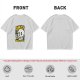 Olive T-Shirt With Funny Skull 'OMG Oh My Guac!' Print