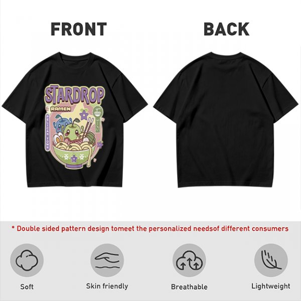 Stardrop Ramen Pelican Town Cute Graphic T-Shirt
