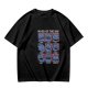 Olive T-Shirt With Mood Of The Day Blue Dragon Character Grid Print