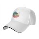 Black Baseball Cap with Great Wave Ramen Bowl Graphic