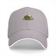 Black Baseball Cap With Distressed Mushroom Forest Graphic