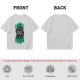 Oversized Olive T-Shirt With 'On My Way To Overreact' Cat Graphic