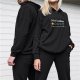 Motivation 1 Star Rating Funny Graphic Black Hoodie