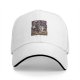 Black Baseball Cap With Yu-Gi-Oh! Style Wizard Card Art Print