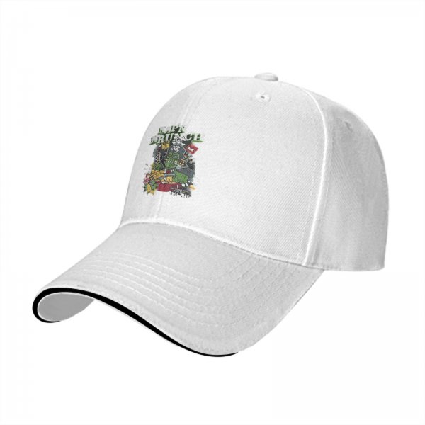 Black baseball cap with Kap'n Krunch graphic print