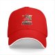 Black baseball cap with 'Not Today I'm Berry Tired' strawberry graphic