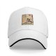 Black baseball cap with firebender martial arts artwork print