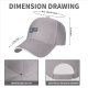 Black baseball cap with sleepy penguin low battery graphic