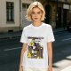 Olive T-Shirt With Steamboat Willie This Is Fine Burning Ship Art