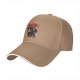 Black Baseball Cap With Chaotic Neutral Hellhound Fire Art Print