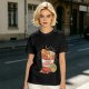Olive T-Shirt with Capybara in Cup Noodle Graphic Print