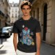 Olive T-Shirt With Fantasy Dice Castle Graphic Design