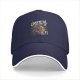 Black Baseball Cap with Critical Hit Dragon D20 Print for Tabletop RPG Fans
