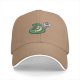 Black baseball cap with a snake holding a FREE HUGS sign and a mouse