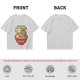 Olive graphic tee with ramen bowl and stuck jar print
