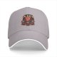 Black Baseball Cap With Praise The Slice Pizza Demon Graphic